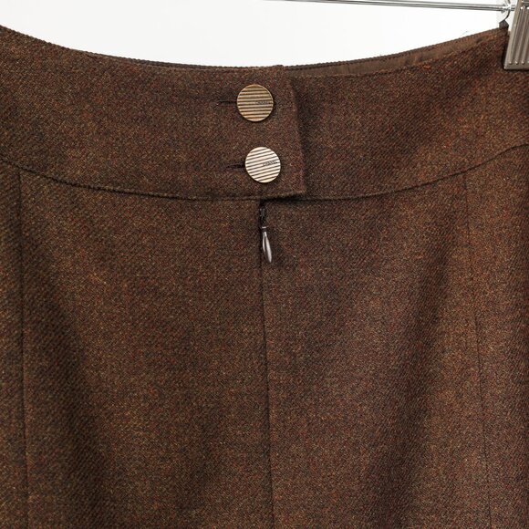 Chanel 99A Brown Cashmere Pencil Skirt - Picture 7 of 10